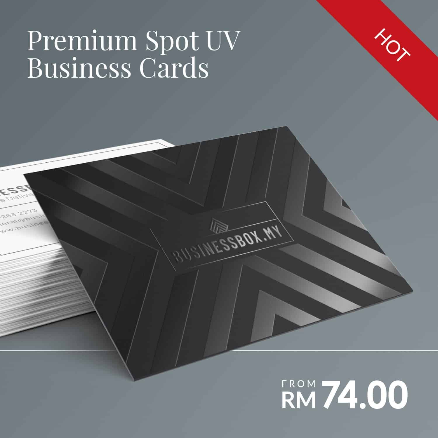 Premium Spot UV Business Cards Printing