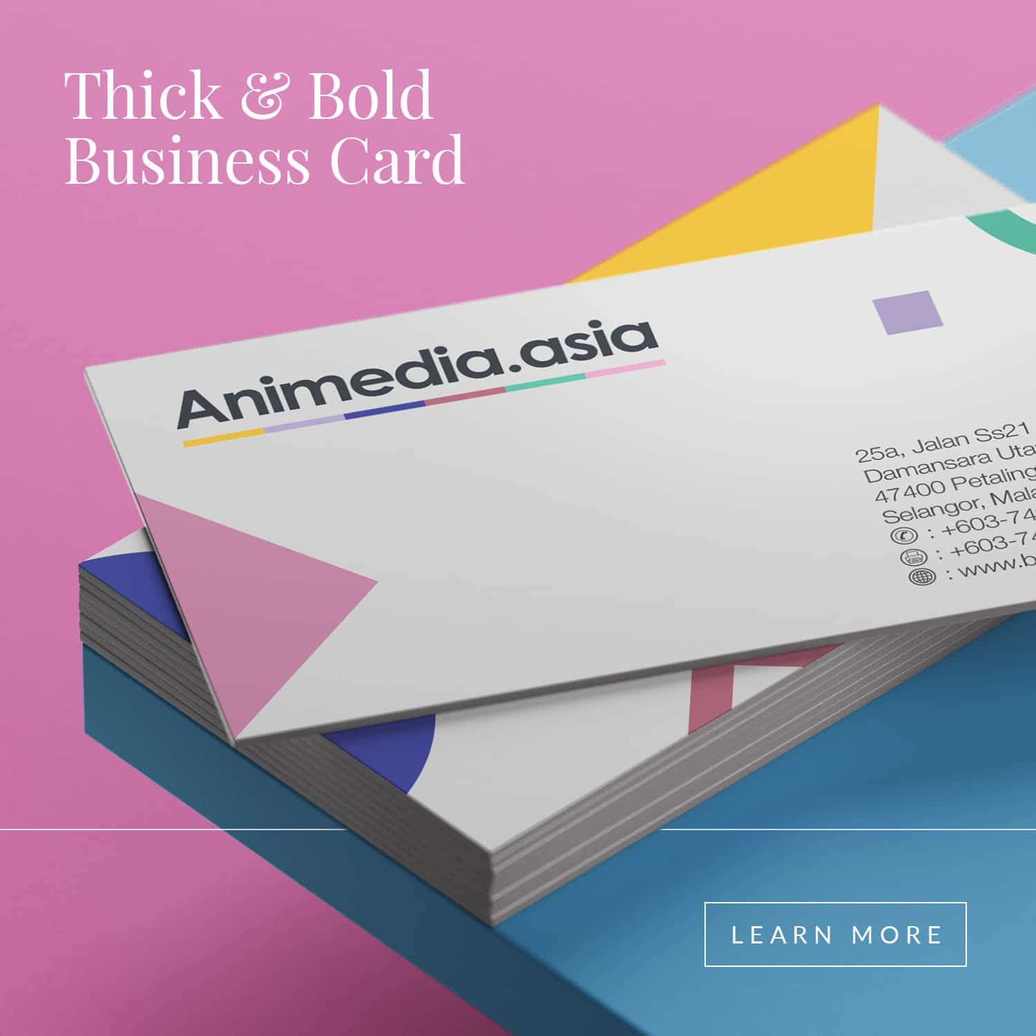 Thick & Bold Business Card Printing