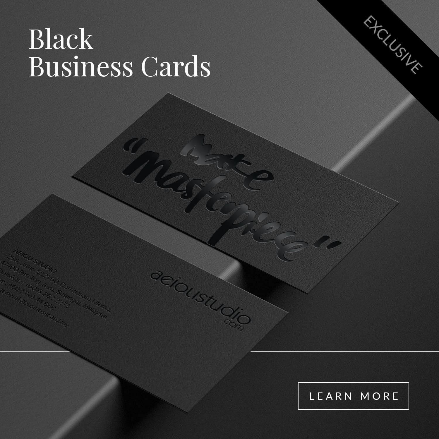 Black Business Cards