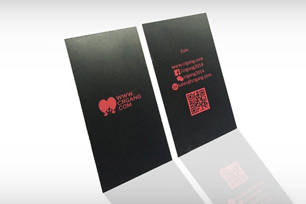 Kraft Card | Vsalad Cafe, Subang Jaya Business Card Small Name Card