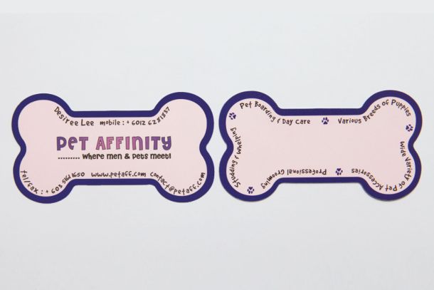 PVC Business Card | Pet Affinity, KL PVC Business Card