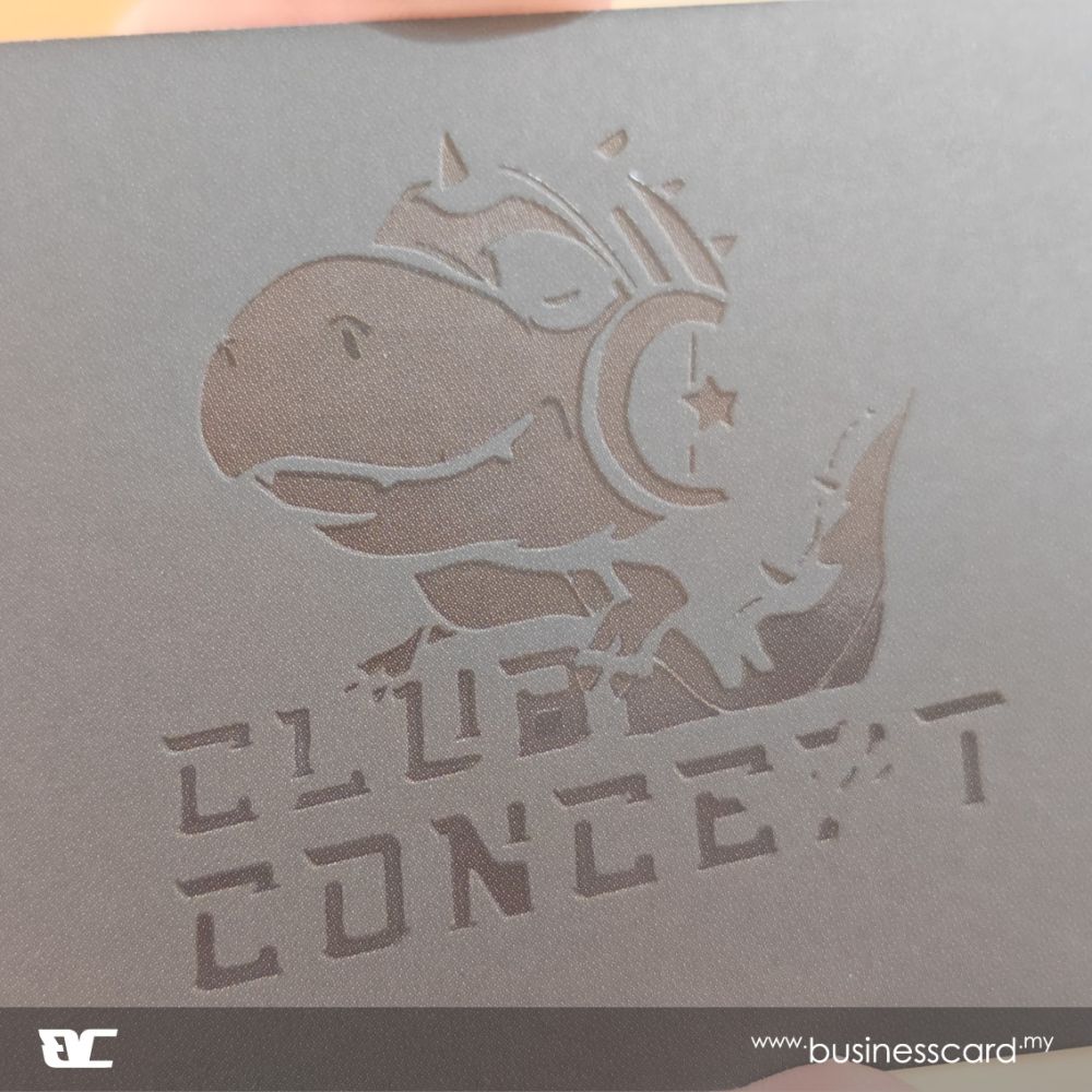 Why Does Spot UV Normally Sit on Matt Lamination? Spot UV business card Malaysia with matt lamination