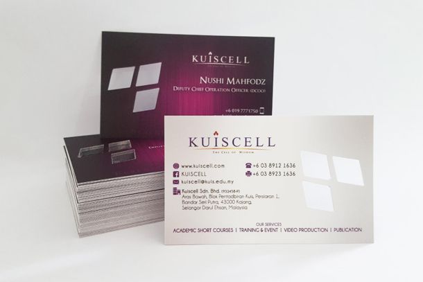 PVC Business Card | Pet Affinity, KL Die Cut Business Card