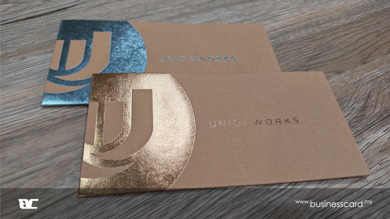 Kraft Money Packet with Foil Hotstamping