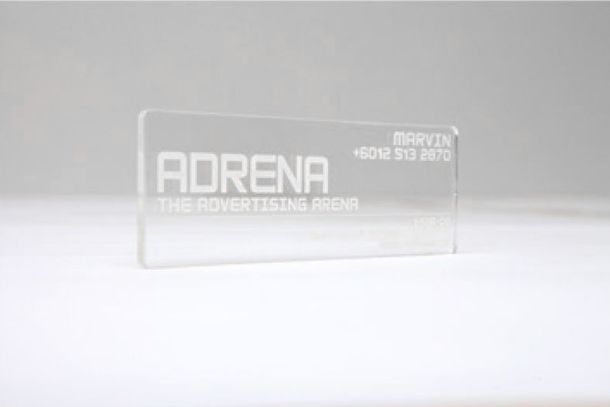 PVC Business Card | Pet Affinity, KL Custom Transparent Name Card