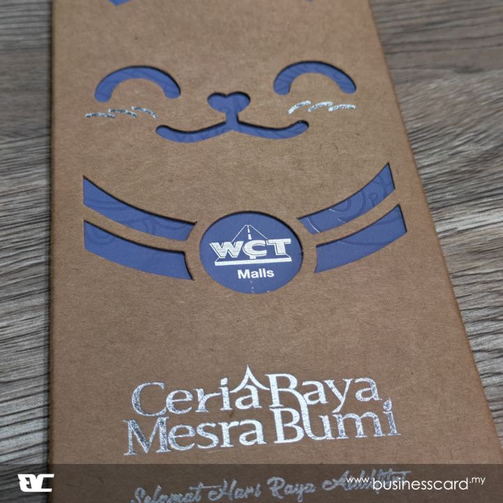 Die Cut Money Packet Envelope with Foil Hotstamping & Spot UV