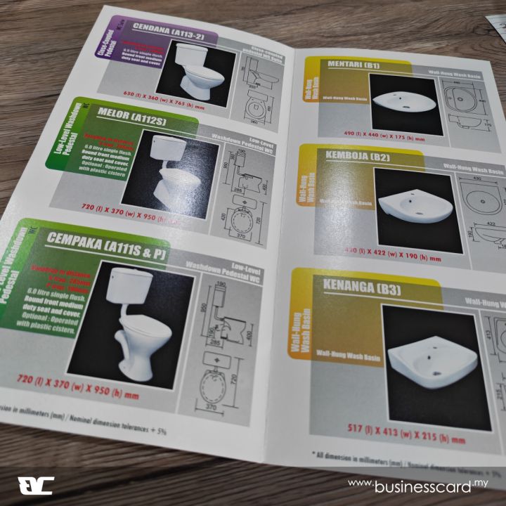 Folding Catalogue
