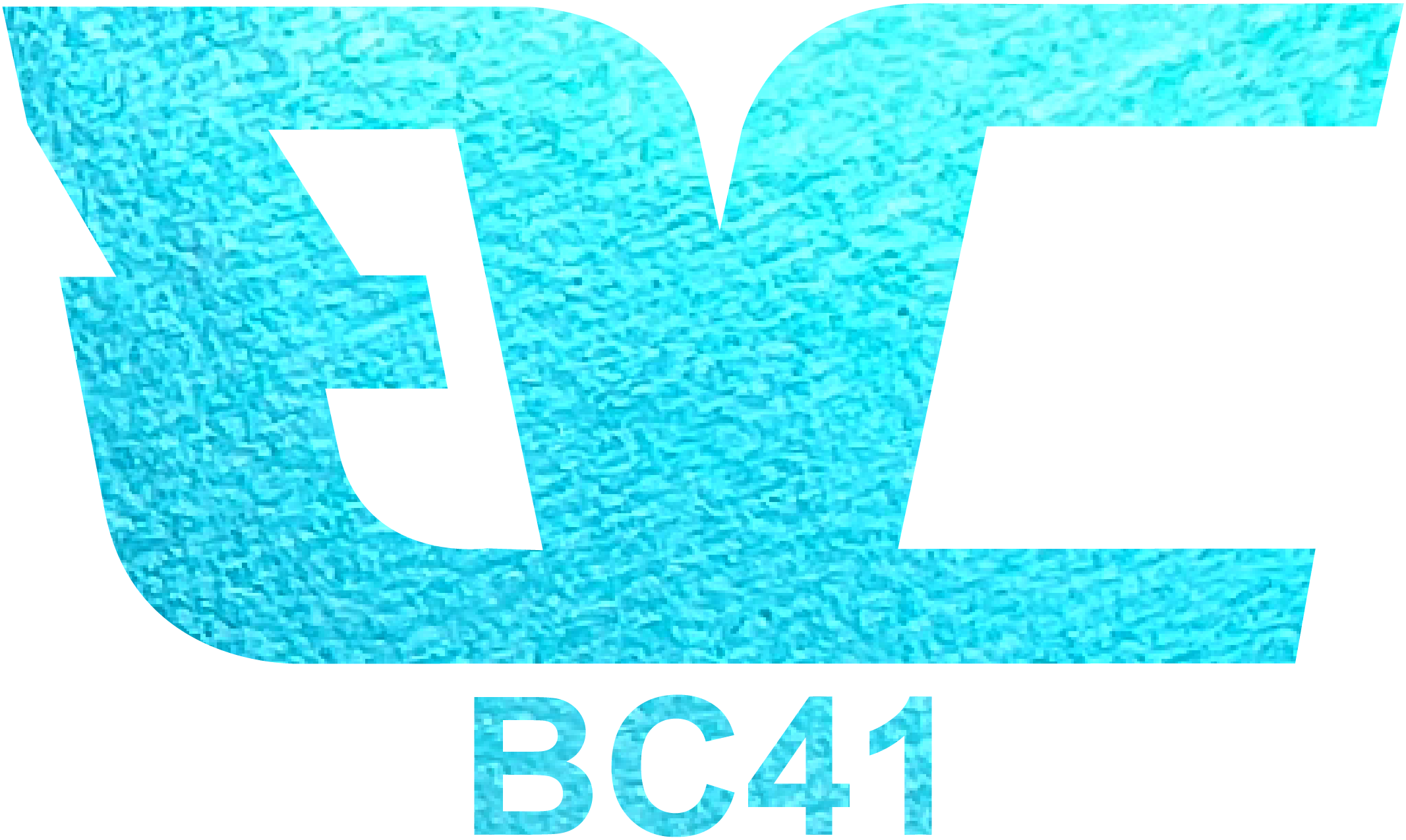 BC41 - Light Blue Foil Stamping