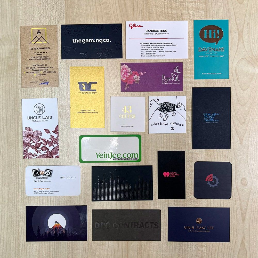 Business Cards Size Creativity
