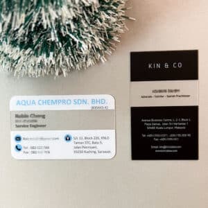 Frosted Transparent PVC Business Cards Printing