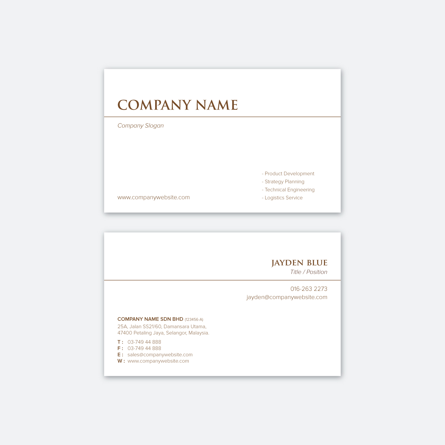 12 Free Business Card Templates | Name Cards Printing