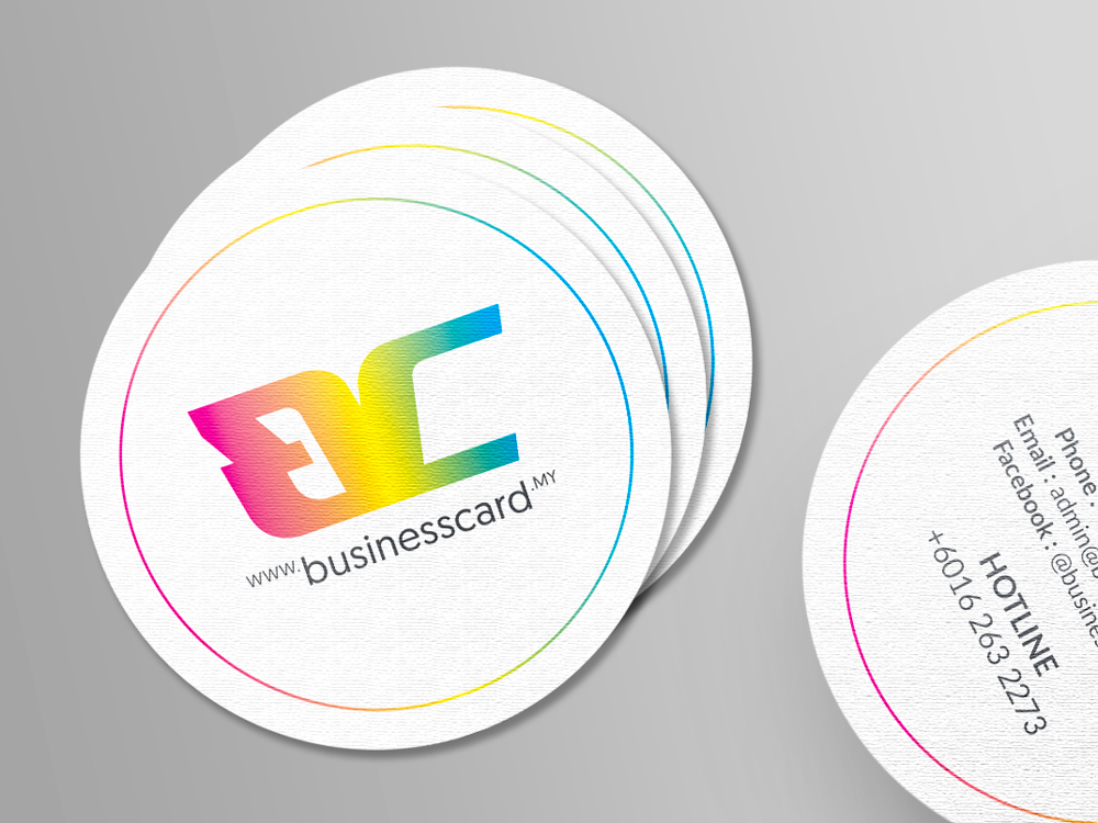Quality Business Cards Finishing BC creative type