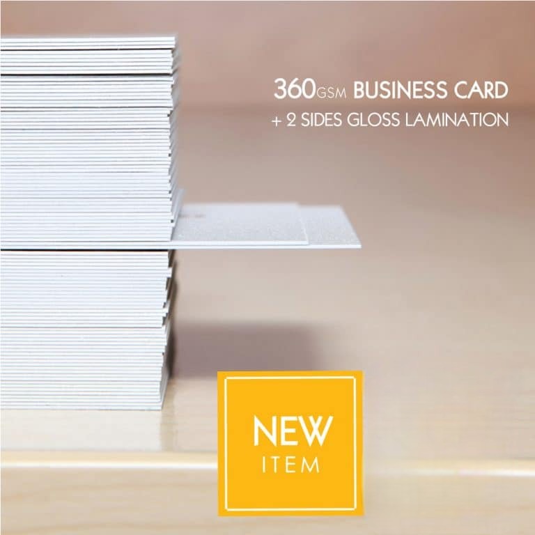 Premium Thick Business Cards 360gsm Artcard Gloss Lamination Name