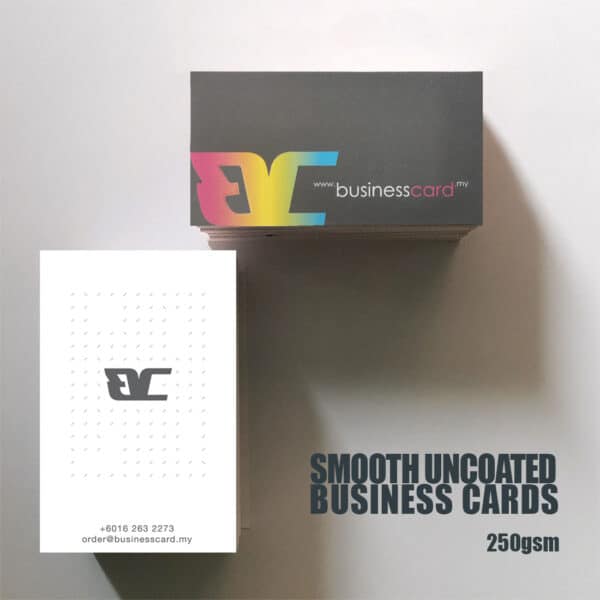 Uncoated Ivory White Business Cards