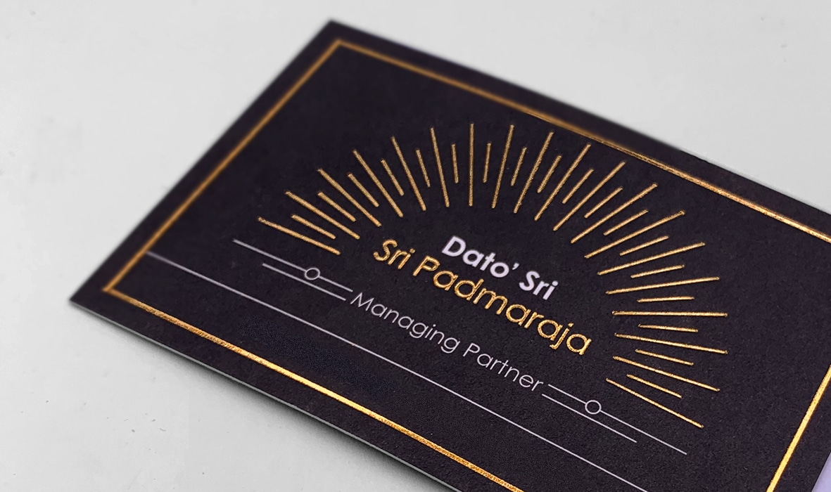 Foil Stamping Business Cards foil 2