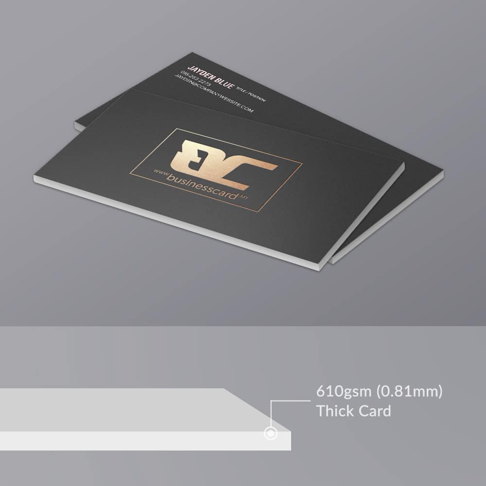 Thick & Bold Business Cards premium ultra thick bc 610