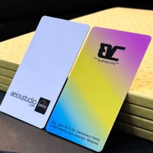 Premium White PVC Business Cards Printing