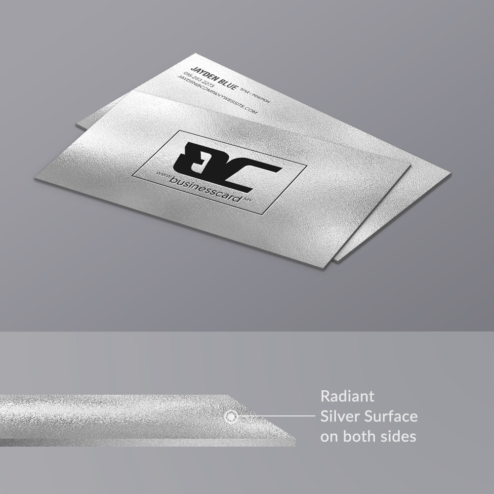 Sparkle Business Cards sparkle luxury silver bc