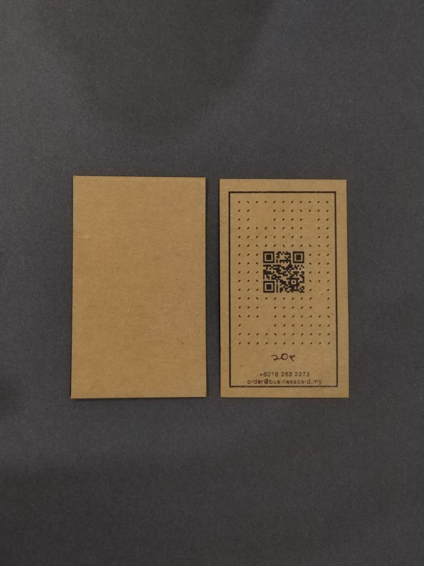 Kraft Card - Business Cards kraftcard1 1ebcdefc