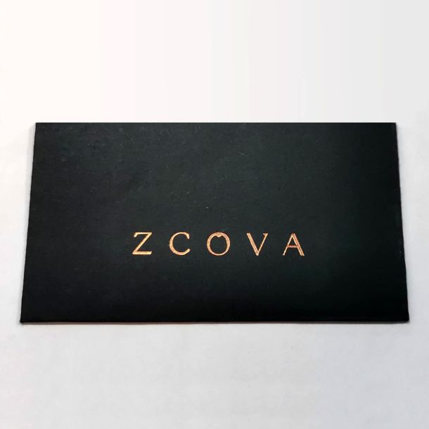 Foil Stamping Business Cards Classic Black Business card - Light Bronze Foil Stamping