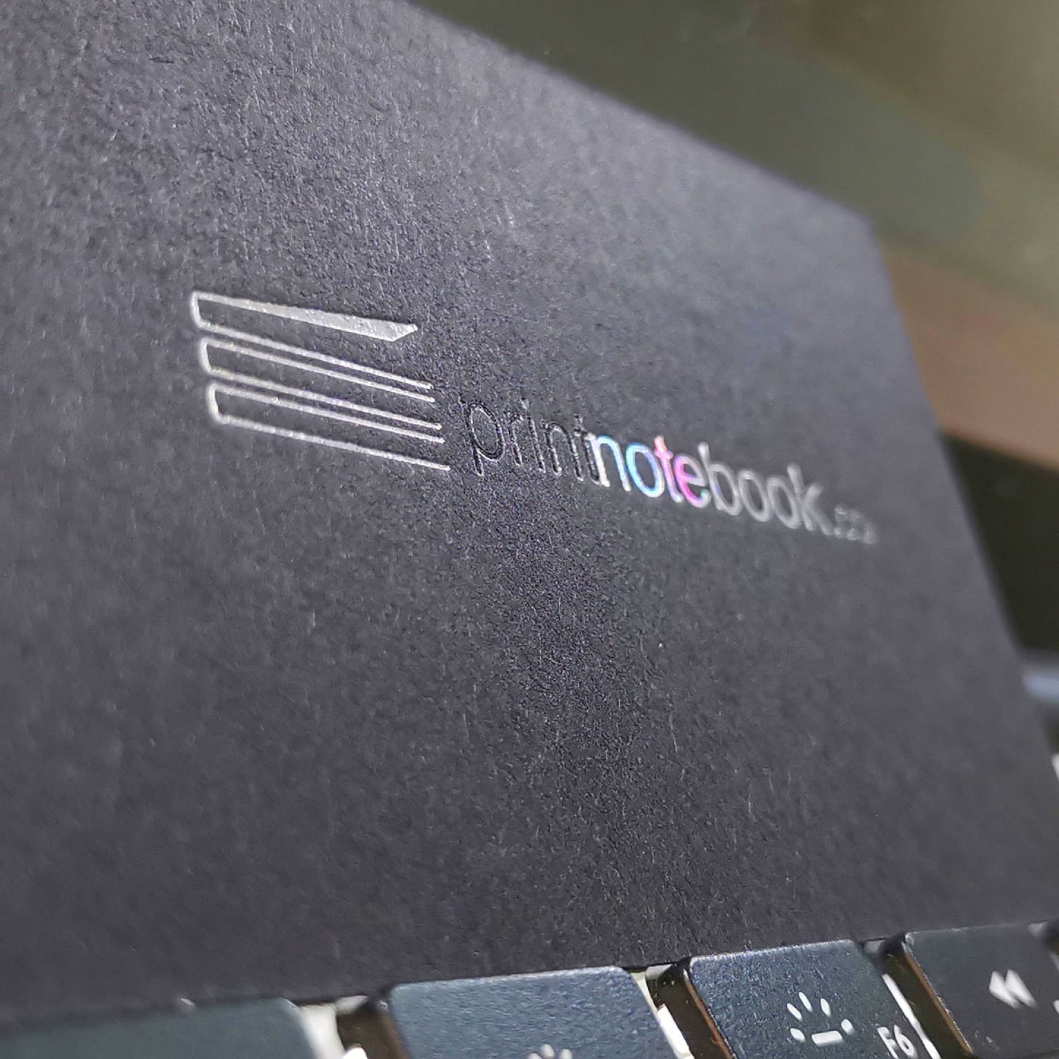 Classic Black Business Cards Classic Black Business card - Hologram Silver + Transparent Foil