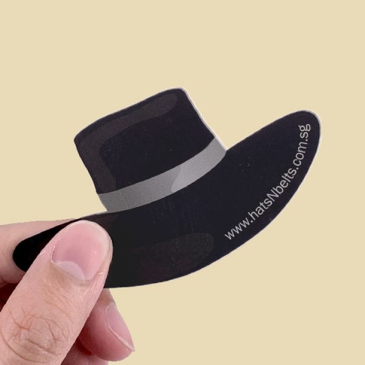 Die-Cut Business Cards Die-cut Business Cards - Hat Shape