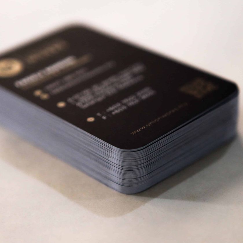 SpotUV Business Cards Business Cards Round Corner