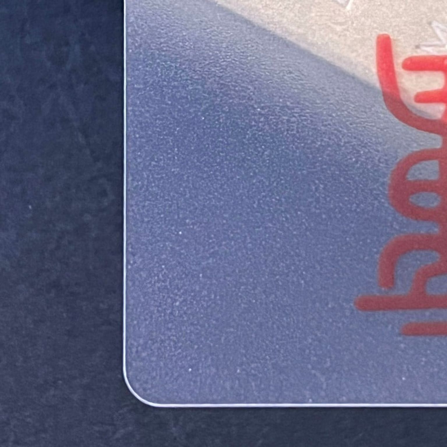 Premium White PVC Business Cards matte textured surface finishing