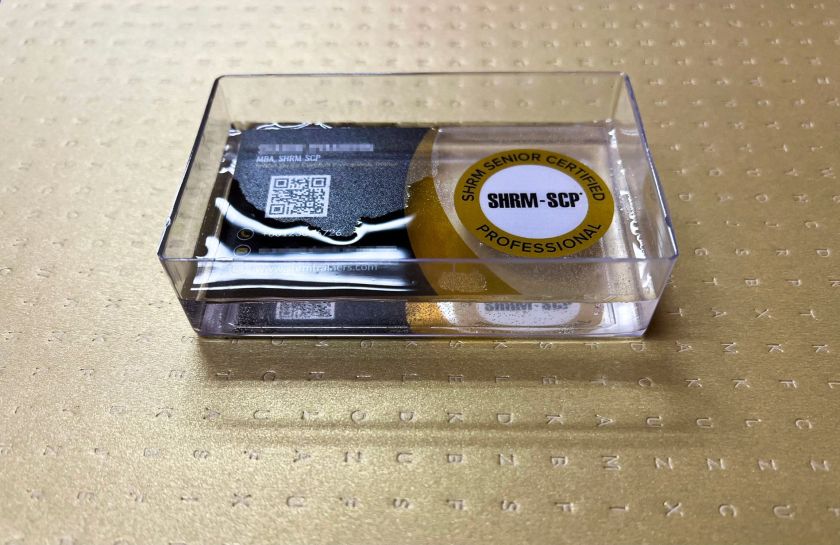 0.4mm Frosted Transparent PVC Business Cards Frosted transparency PVC Business Cards - waterproof