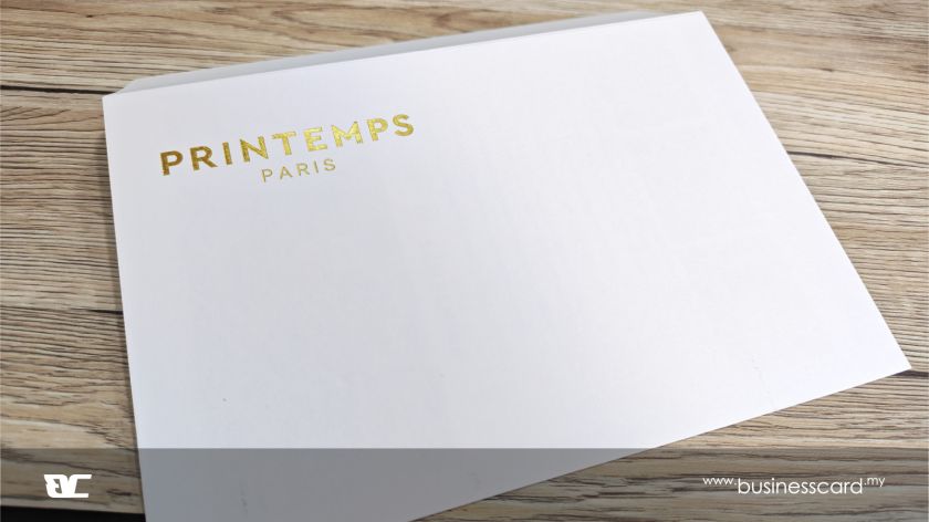 A4 Envelope Custom Envelope With Gold Foil Hotstamping
