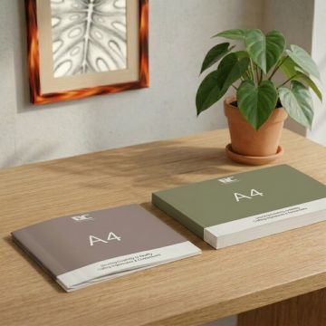 PREMIUM Business Card Printing | Free Shipping BCMY A4 Booklet landscape bbbbea3a