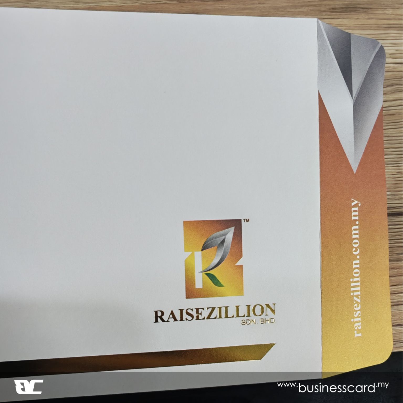 Letter Envelope Envelope with Gold Foil Hotstamping