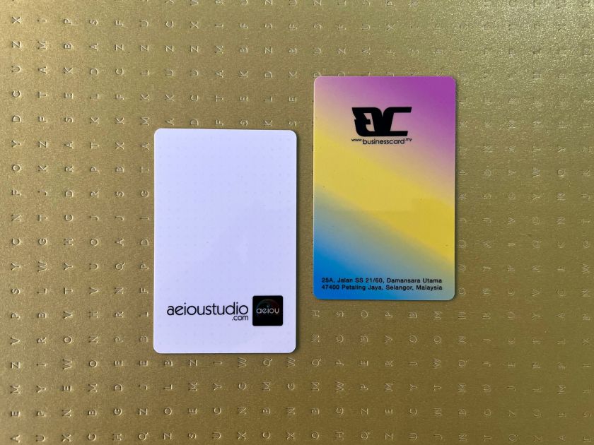 Premium White PVC Business Cards ID Cards / Membership Cards Printing