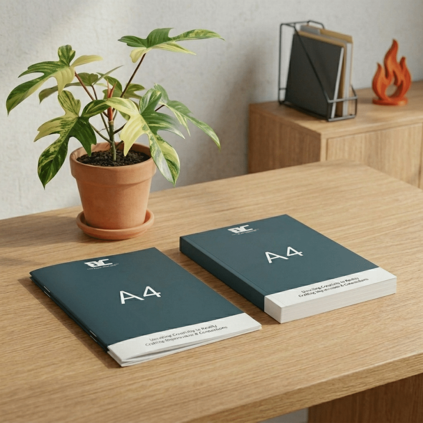 A4 Booklets - Portraits A4 booklet printing Malaysia — portrait booklets BCMY