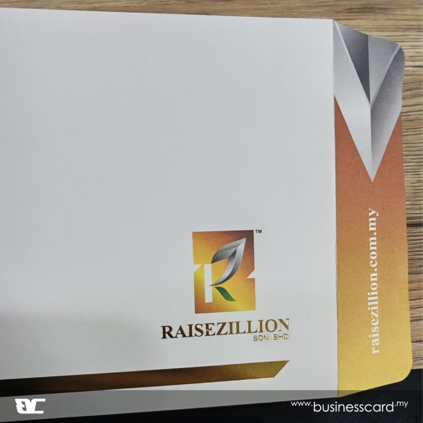 Letter Envelope Envelope with Gold Foil Hotstamping