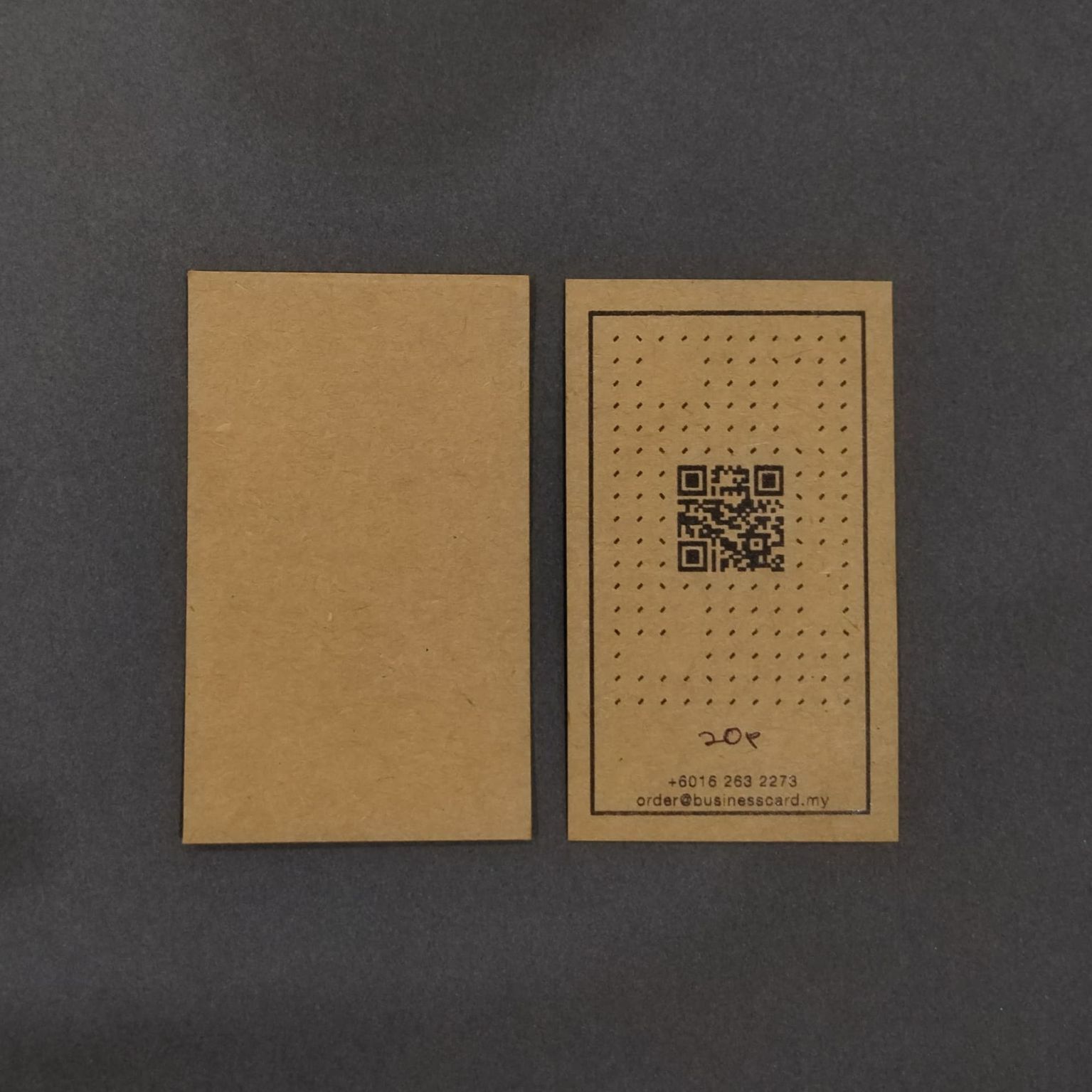 Kraft Card - Business Cards kraftcard1 f8763966